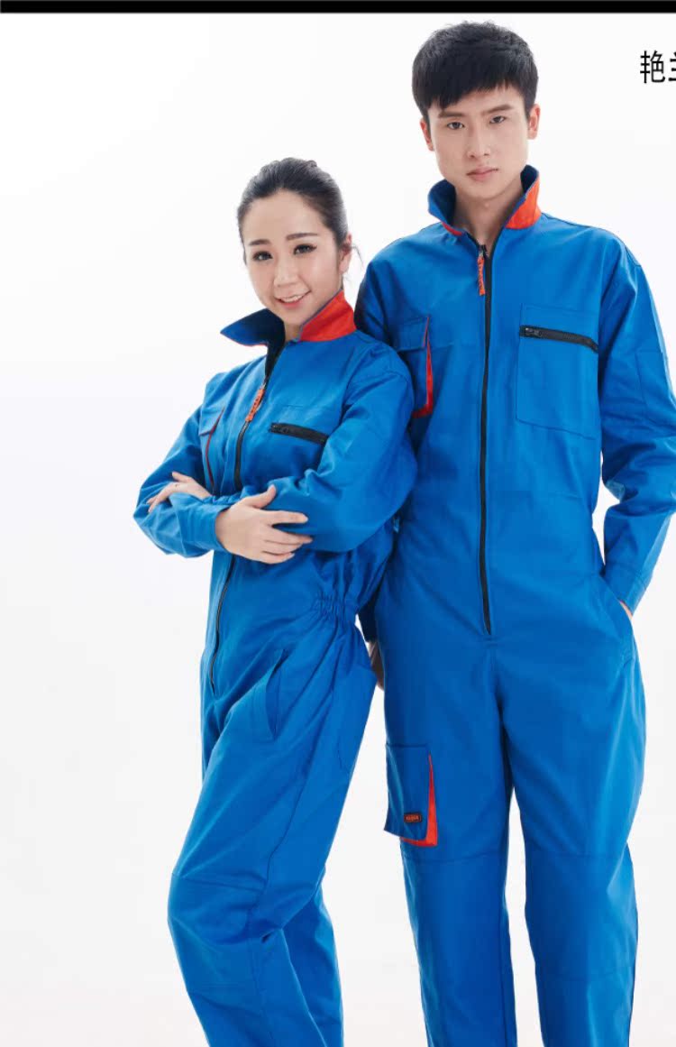 Coverall overalls phù hợp với đồng phục nam đồng phục bảo hiểm lao động tự động sửa chữa máy sửa chữa bụi quần áo jumpsuit xe 4S shop set bộ đồ mặc nhà