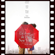 A rainy day in New York Love a rainy day in New York 201 American movie super non-promotional poster with Chinese subtitles