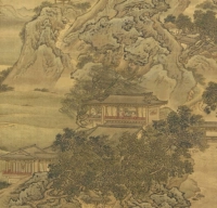 Юань Яошан в династии Цин хотел прийти к картине ландшафта ландшафтной живописи.
