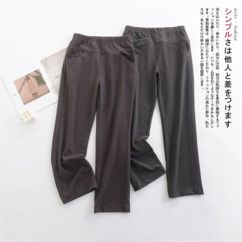 Japanese single women's spring casual pants high waist pencil pants Japanese single women's spring casual pants high waist pencil pants