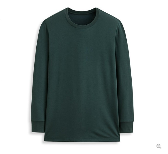 Đài Loan đơn nam tự sưởi ấm cộng với cổ áo cashmere mỏng cổ thấp quần áo mùa thu đơn mảnh ấm áp chặt chẽ tăng mã phân bón quần áo giữ nhiệt nam