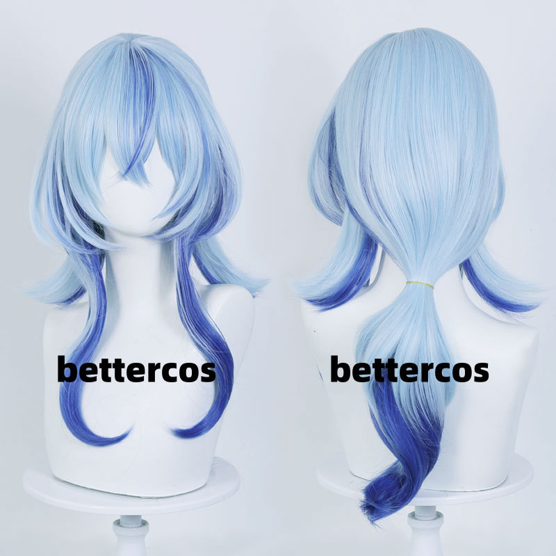 In Stock: Nogami No Kageki (Chaos of the Waves) Coast Guard Cosplay Wig, Scalp Top Layered Double Blue 48cm Wig In Stock: Nogami No Kageki (Chaos of the Waves) Coast Guard Cosplay Wig, Scalp Top Layered Double Blue 48cm Wig