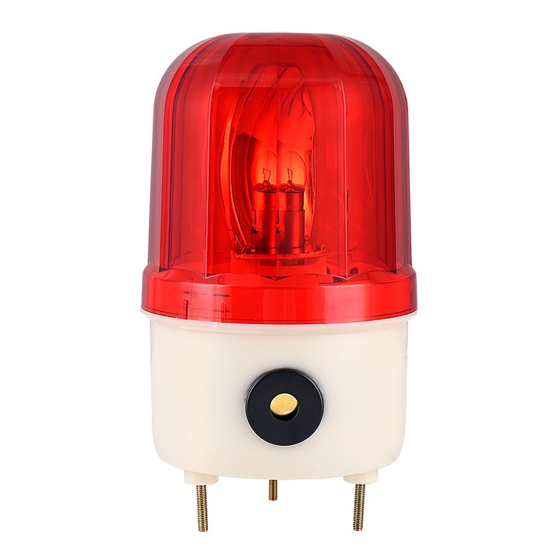 LTE-1101L swivel warning light swivel alarm light LED sound and light siren rotating alarm lamp 220V with sound