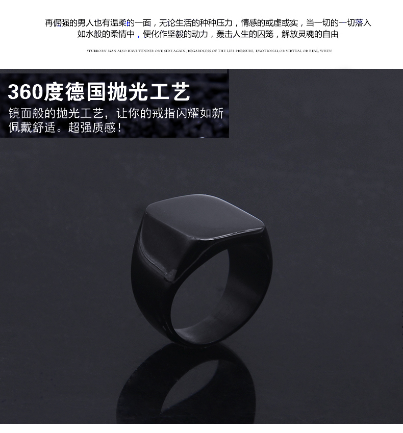Bague homme en Acier au titane - Ref 3087339 Image 19