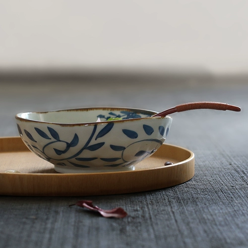 NDP-лапша чаши для супа миски с большой миской с керамическим домашним посудой японский стиль и стиль простой творческий подглазе GT-W-A70-3