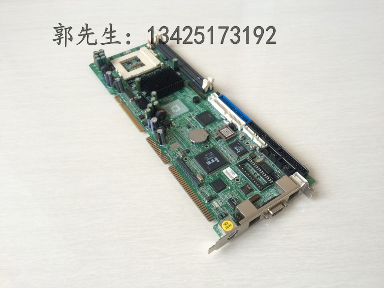 Taiwan PEAK650 Rev: D industrial computer motherboard with CPU memory, dual network ports and packaging