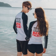 Hàn Quốc mới phù hợp với lặn nam và nữ chia tay quần áo lướt sóng dài tay quần áo chống nắng đồ bơi nhanh khô vài quần áo sứa - Vài đồ bơi