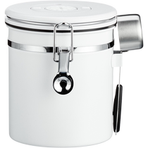 Coffee bean preservation tank Stainless Steel Coffee Powder Seal Tank Coffee Appliance One-way exhaust storage Stored Bean Tank