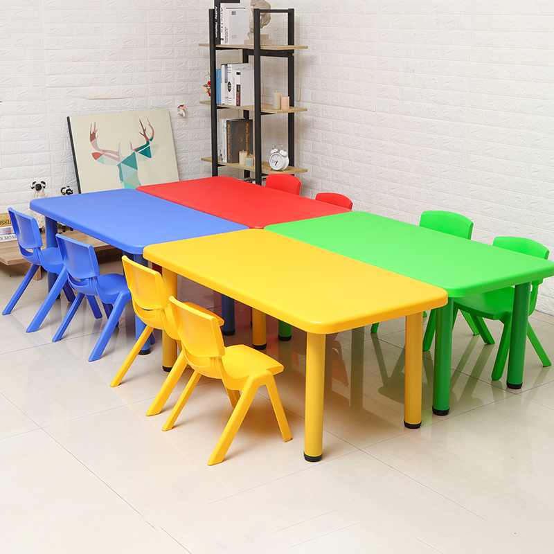 Kindergarten table chair children table set baby toy table set plastic play table learning desk small chair