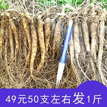 500g fresh ginseng wild ginseng wild ginseng Changbai Mountain wine ginseng northeast wild ginseng Jilin with soil fresh ginseng