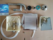 Six-in-one concealed hydraulic pedal urinal flush valve hydraulic pedal urination Flusher