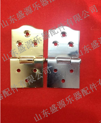 Shengyuan factory direct sales piano hinge piano accessories top cover hinge three holes 40*90LJ-105 with screws