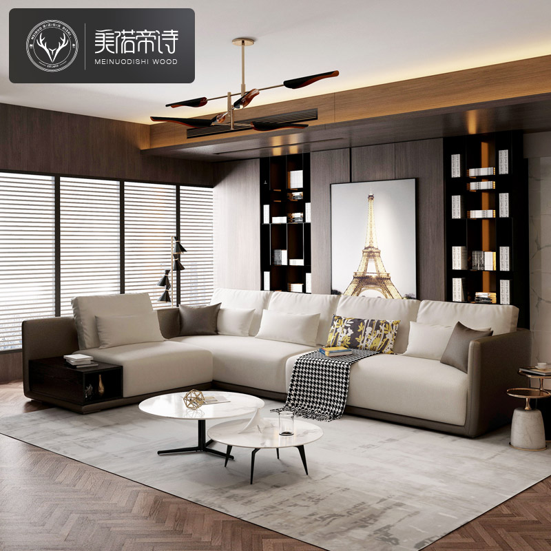 Nordic Fabric Sofa Suit Combination Minima Modern Size Family Living Room Your Princess Whole Set Latex Corner Sofa