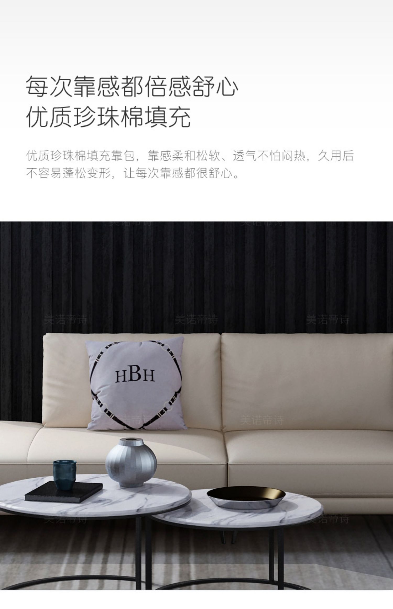 Sofa da nhỏ thơ mộng lớp da đầu tiên hậu hiện đại Hồng Kông phong cách sofa phòng khách sang trọng hiện đại kết hợp tối giản 01 - Ghế sô pha ghế sofa tân cổ điển