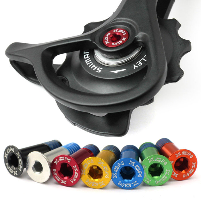 Taiwan XON 7075 aluminum alloy titanium alloy CNC anode color rear dial guide wheel screw-single selling price-Taobao