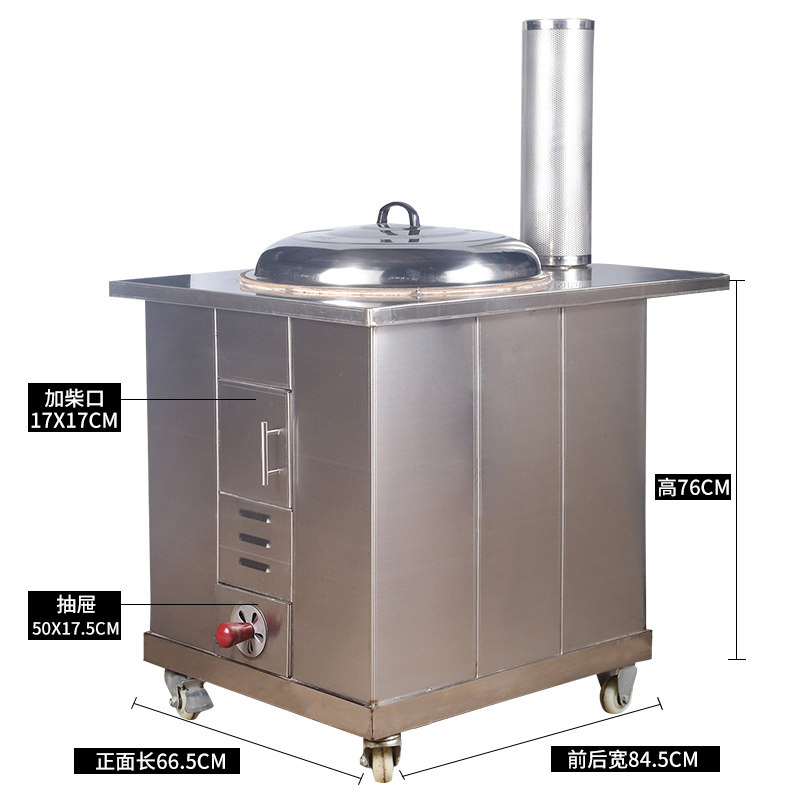 Rural home removable and environmentally friendly wood stove stainless steel firewood stove large pot hearth stove wood stove wood stove