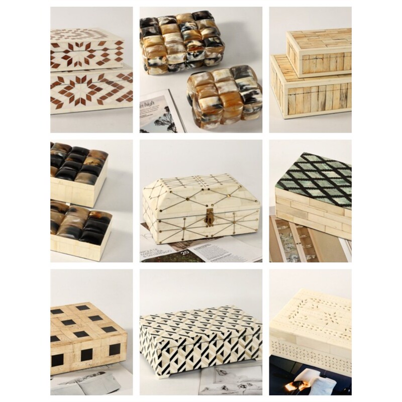 Imported Cow Bone Plaid Pattern Jewelry Box Storage Ornament Nordic Modern Light Luxury Model Room Living Room Bedroom Box Ornament Imported Cow Bone Plaid Pattern Jewelry Box Storage Ornament Nordic Modern Light Luxury Model Room Living Room Bedroom Box Ornament