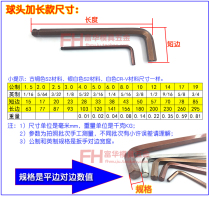 Ball G Set Mold Extended Hexagon mm Metric -10 S2 Key Allen Wrench Head E Wrench 1 5 Inch