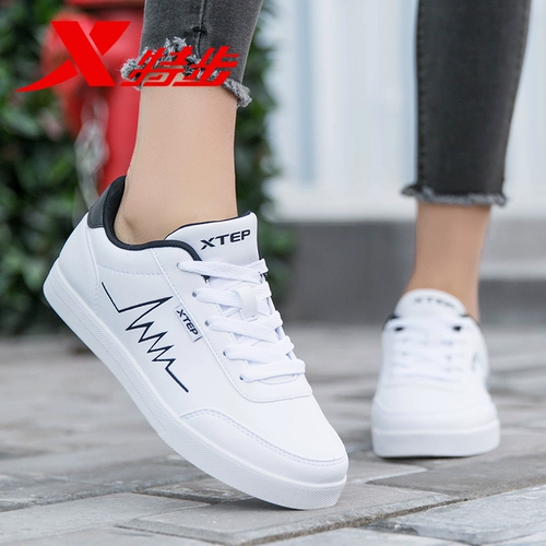 Xtep, зимние кроссовки, белая обувь, демисезонная повседневная обувь, спортивная обувь