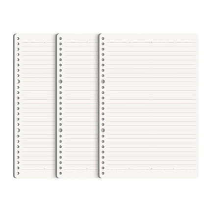 晨光B5活页本不硌手大容量横线网格多规格A4笔记本子可拆卸替芯加厚学生考研线圈错题本夹高中生