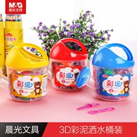 Buổi sáng ánh sáng đất sét siêu nhẹ 3D màu bùn phun nước xô 16 màu đất sét nhựa đất sét an toàn đồ chơi trẻ em - Đất sét màu / đất sét / polymer đất sét, do choi tre em