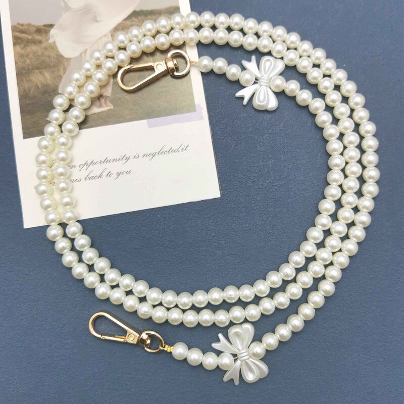 Pearl Chain Bag Accessories, Extended Women's Crossbody Shoulder Strap, Hand-Held Fairy Chain, Crossbody Bag Strap, Bag Chain