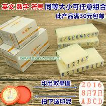 Asiainfo number stamp 0-9 Supermarket price tag price Mobile phone number Date combination seal letter large