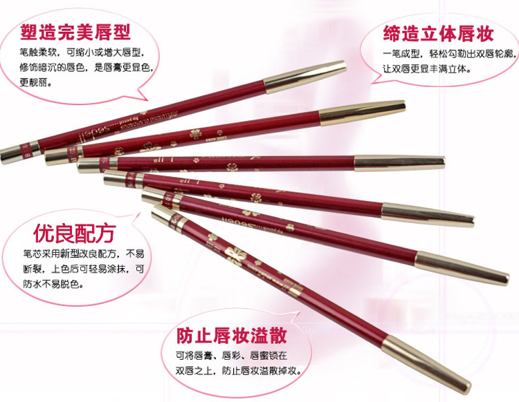 Sedell thơ lip bút chì chiết xuất thực vật môi lót không thấm nước chất chống mồ hôi lâu dài son môi bút 	son bút chì the face shop