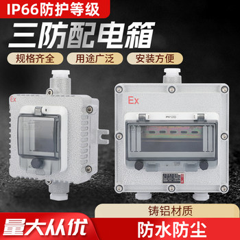 Explosion-proof switch three-phase air switch leakage protection circuit breaker cast aluminum explosion-proof waterproof dust-proof box explosion-proof distribution box 3p