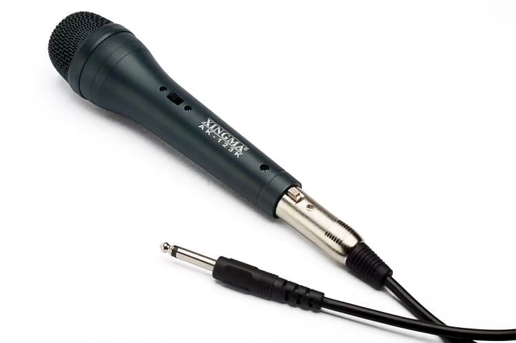 mua micro Con ngựa sao AK-123K học hát cáp truyền hình máy tính tại nhà loa karaoke mic thu âm máy tính