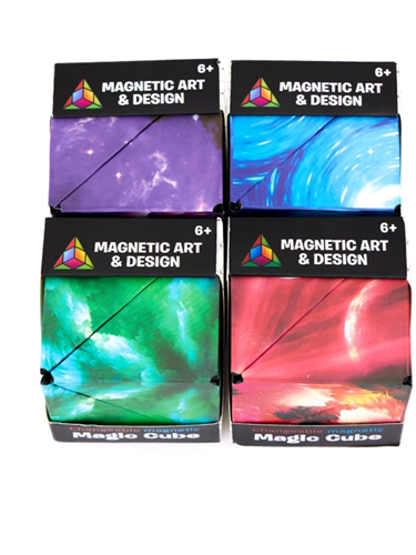 Вариационный неограниченный трехмерный кубик Рубика, трансформер, магнитный конструктор, интеллектуальная игрушка для тренировок, объемная геометрия, 3D