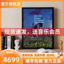 morrorart T2 mural sound room art oil painting wireless Bluetooth suspension scene lyric caption sound box