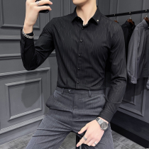 21 spring long-sleeved shirt mens Korean slim handsome shirt new trend shirt CS8861-P68