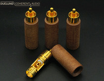 Danish original dress Duelund duran paper tube oil steeped gold plated RCA signal plug RMB338  only