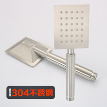 304 stainless steel shower head bathroom shower nozzle flush with shower head shower sprinkle shower head shower head shower