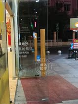 Square solid wood door pull handle for open door handle storefront glass door handle Kendi sliding door handrail brief