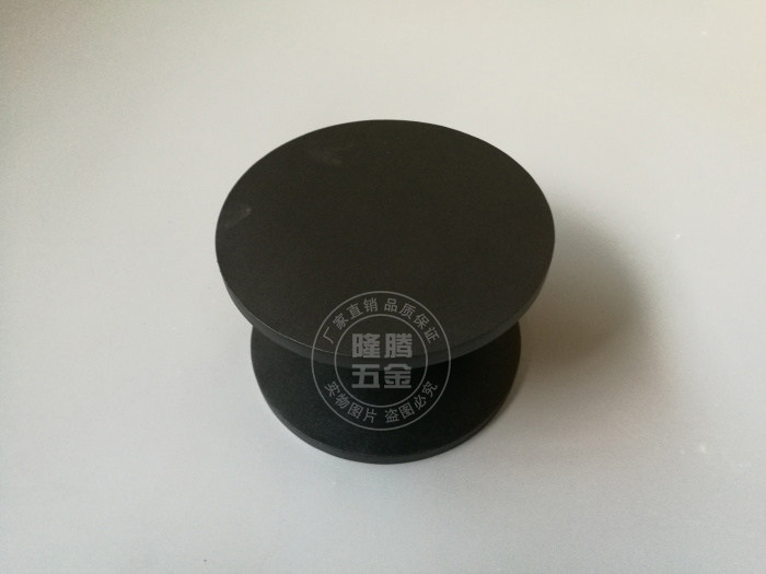 Matte black wooden door handle round storefront glass door handle custom LOGO sliding door armrest door handle