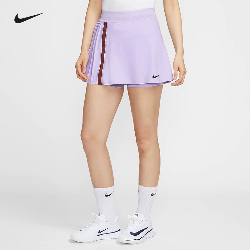 Nike, теннисная спортивная складчатая юбка, защитное нижнее белье, мини-юбка, форма, А-силуэт