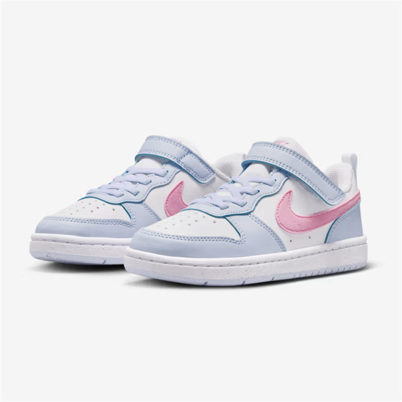 Nike New Children's Court Borough Low Velcro Low-Top Casual Sports Shoes Iq2726