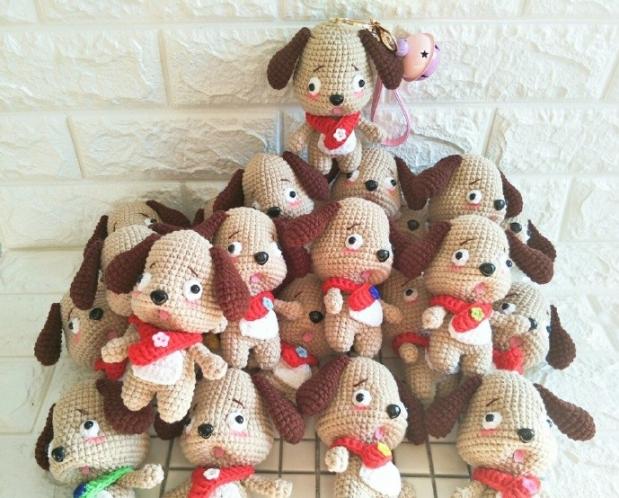 Hair Thread Crochet Knit Eva Doll Teasing the Dog DIY Tutorials Tutorial Material Non-Finished Non-Physical