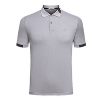 (Same style in the mall) Qi brand short-sleeved POLO shirt for men in summer new fashion casual cool breathable lapel top