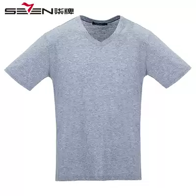 Qi brand men's underwear T-shirt short sleeve slim body tight vest solid color sports undershirt
