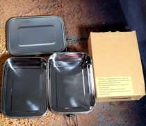 Vietnamese Double Layer Large Capacity Brand New 304 Stainless Steel Field Meal Kit Old Lunch Box Lunchbox Lunch Box Lunch Box