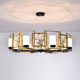 Chinese-Style Enamel-Painted Atmospheric Living Room Chandelier, New Chinese-Style Zen Study Room, Modern Chinese-Style Dining Room Bedroom Chandelier