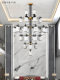 New Chinese-Style Duplex Chandelier for Villa Living Room Main Lighting, Hotel Mezzanine Hollow Hall Engineering Lighting Fixtures Manufacturer