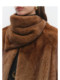 MSBEAST autumn and winter high-quality dressing artifact, medieval luxury and precious purple label velvet magnetic triangle scarf mink collar