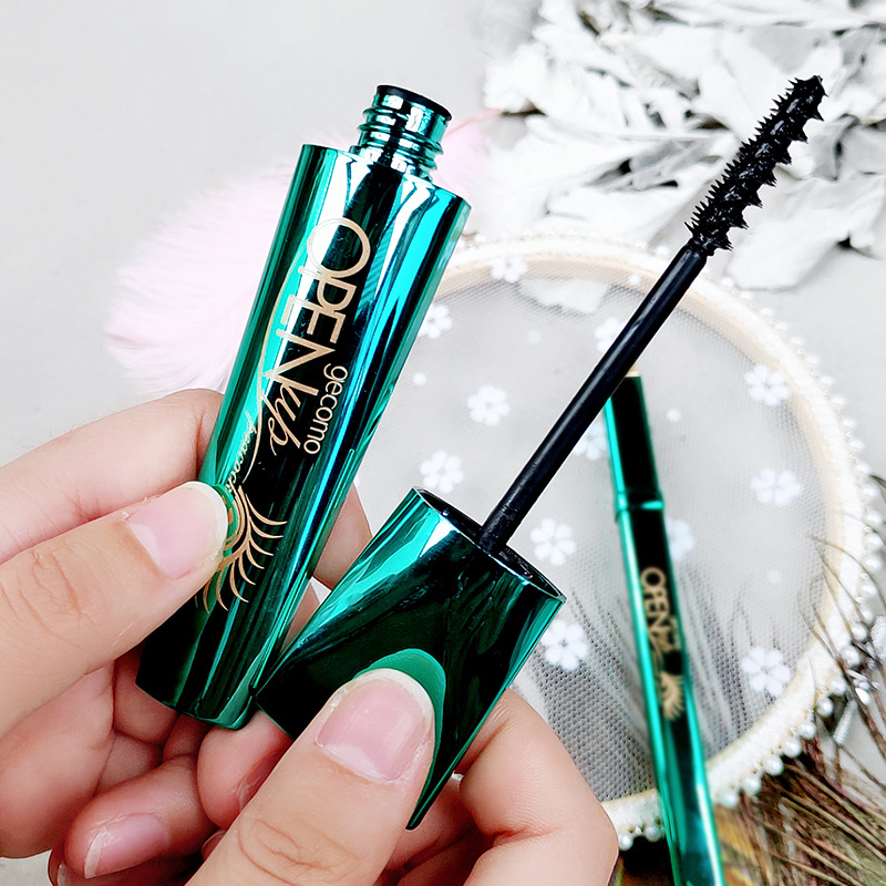 Gemeng 4D Peacock Mascara 360-degree curling waterproof and sweat-proof non-adhesive natural slender non-smudged makeup