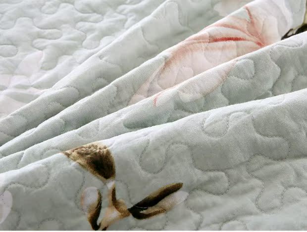 Cotton twill quilted quilted bông trải giường ba mảnh giường đôi chăn bông sử dụng nhiều hơn mùa hè mát mẻ điều hòa không khí ga giường