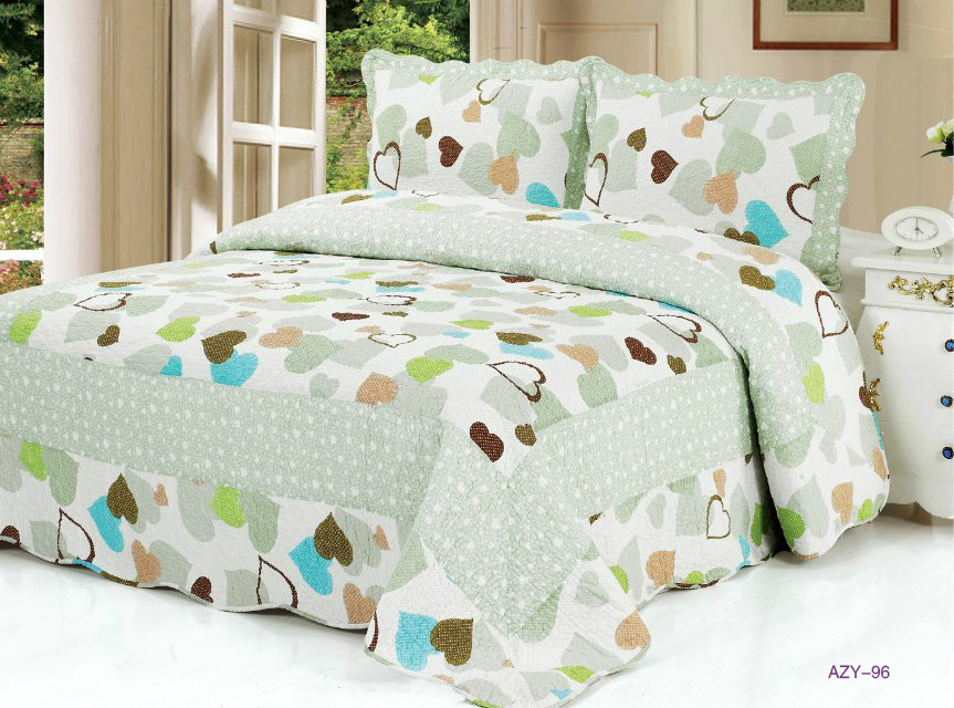 Bông in giường bông bao gồm mảnh duy nhất ba bộ của mùa hè mát điều hòa không khí quilt chần bông tấm bông hai bộ