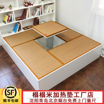 Tatami custom bedroom Tatami mattress Electric heating floor mat Electric Kang mat Tatami floor mat Coconut brown custom